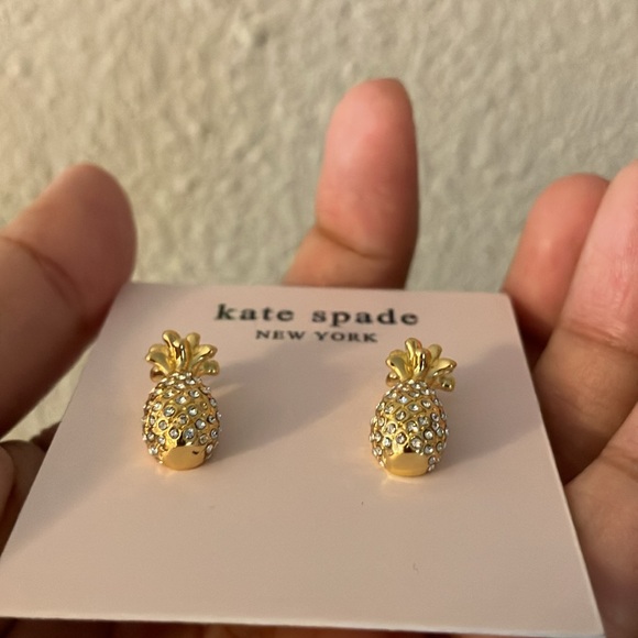 Kate spade pineapple earrings - Picture 7 of 10